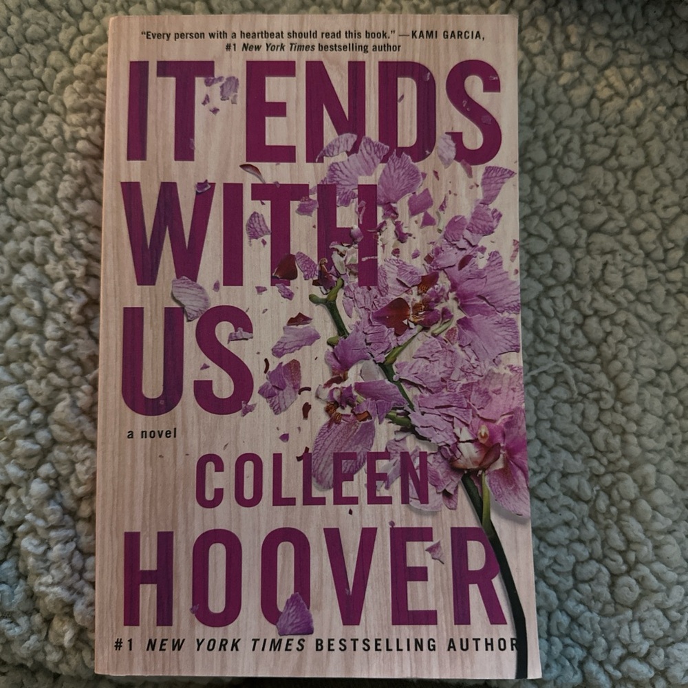 'It Ends With Us' Novel - Purple Cover